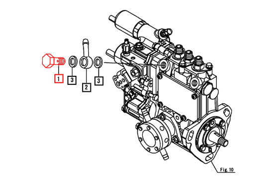 Mahindra Bolt, Pipe Joint 103854-39140