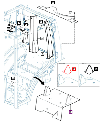 Mahindra Boots , Rear Remote(2P) 10548033400