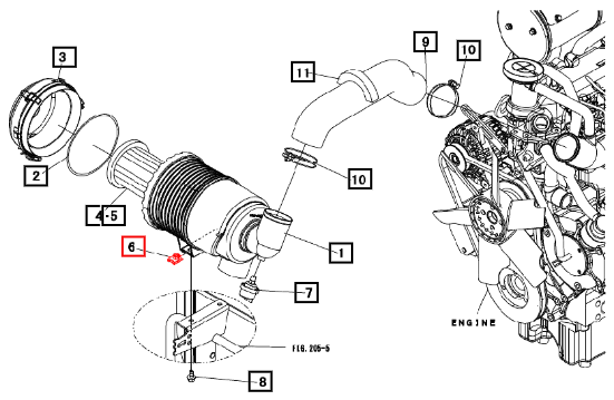 Mahindra Clip Nut 10560411600