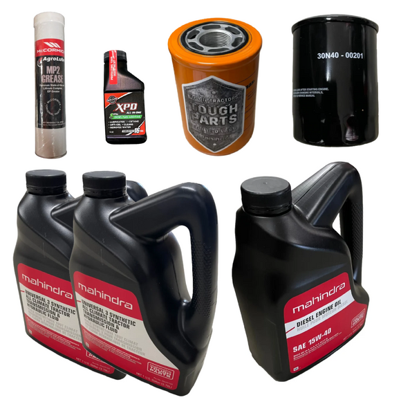 1100 Series 50 Hour Filter Service Kit / Package (With Fluids) 2 Mahindra Direct Parts