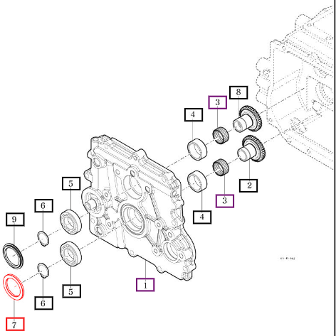 Mahindra Washer, 55X40X4 11102312131