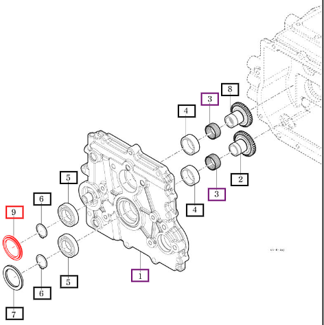 Mahindra Washer, 55 11102510020