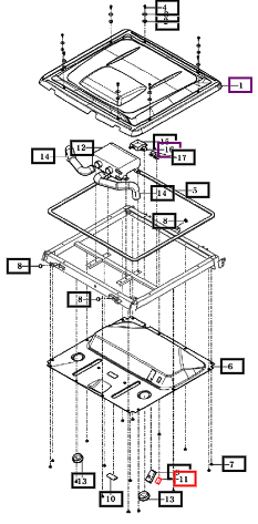 Mahindra Switch Assy, Heater 11107038060