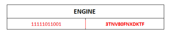 Mahindra Tractor 3Tnv80Fnxdktf 11111011001