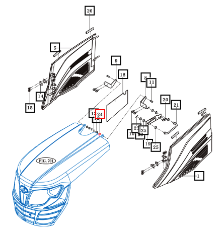 Mahindra Washer , Rubber(8X16X4) 11205020030