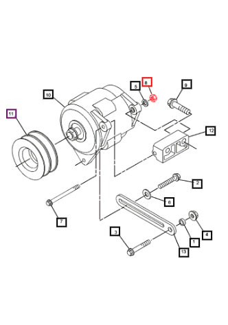 Mahindra Nut M12X1.75X93-Mm 113-6349