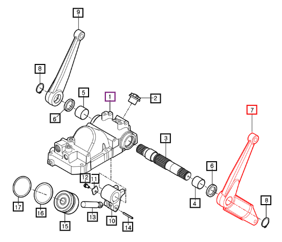 Mahindra Lift Arm LH 11615020030M