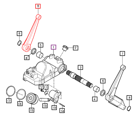 Mahindra Lift Arm RH 11615020040M