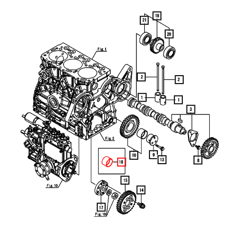 Mahindra Bush, Idle Gear 119717-25911