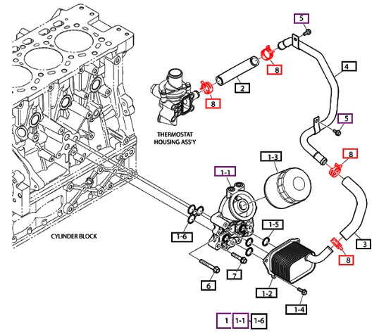 Mahindra Clamp, Hose 120202-00117