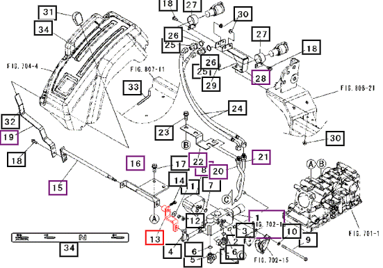 Mahindra Hydraulic Lever Arm 12185611000