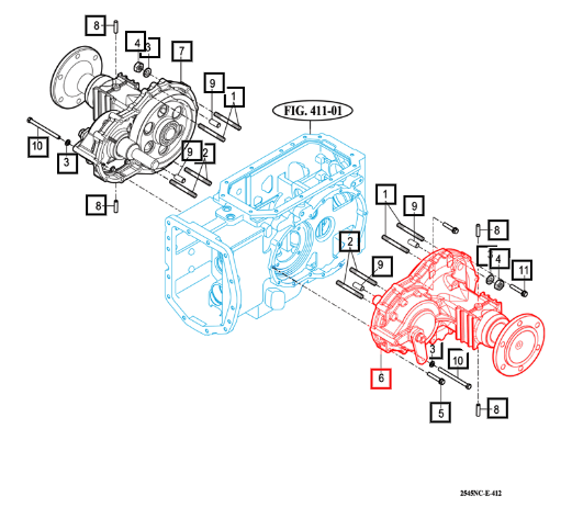 Mahindra Tractor Housing , Lh Rr Axle Sub Assy 12363201000