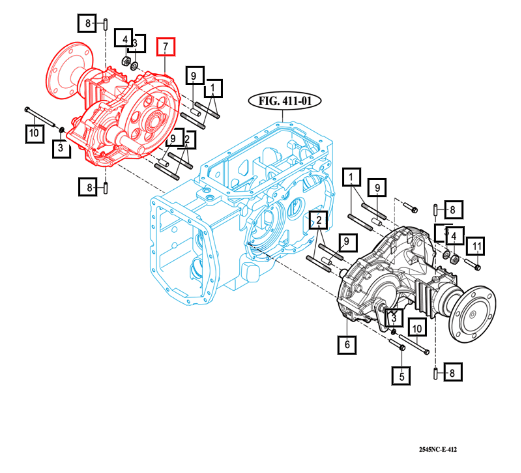 Mahindra Tractor Housing , Rh Rr Axle Sub Assy 12363202000