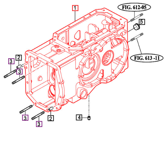 Mahindra Tractor Case Rr Transmission 12382400011M