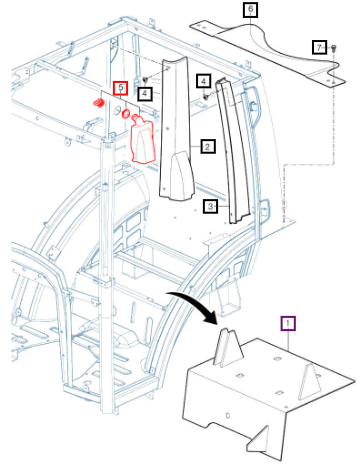 Mahindra Washer Tank Assy, 2 Motor 12397074100