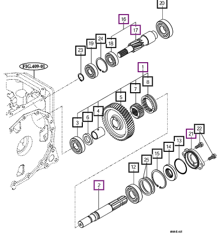 Mahindra Collar, 35X46X41 12612730080