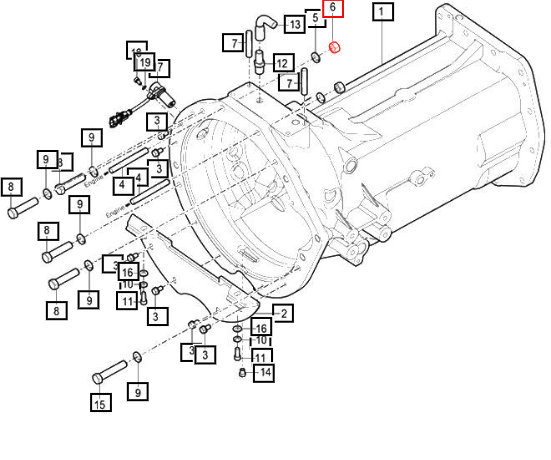 Mahindra Nut, 1/2-13UNC 12624812070