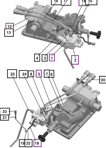 Mahindra Single Spool Valve Kit 12655082000