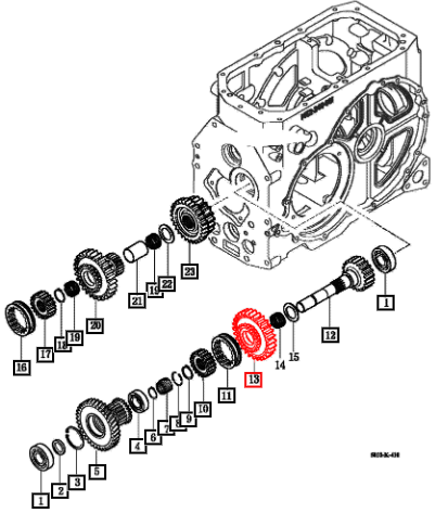 Mahindra Collar, 30X46X28 14052430090