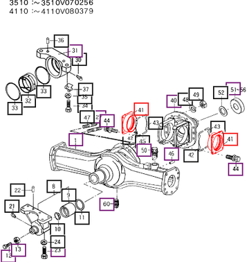 Mahindra Differential Metal 14254310110