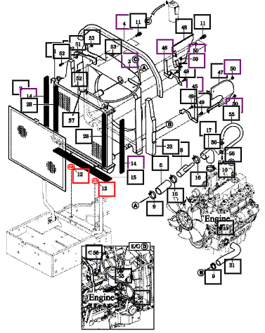Mahindra Radiator Rubber Cushion 14526210301
