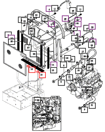 Mahindra Radiator Rubber Cushion 14526210301