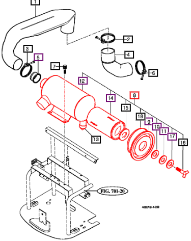 Mahindra Air Cleaner Assembly 14581209200