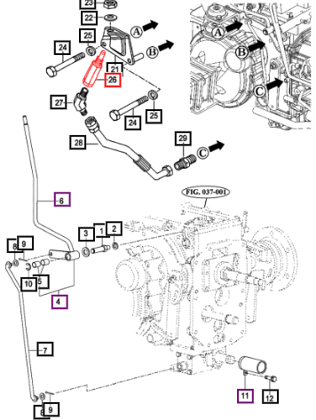 Mahindra Mid PTO Actuator 14722723100