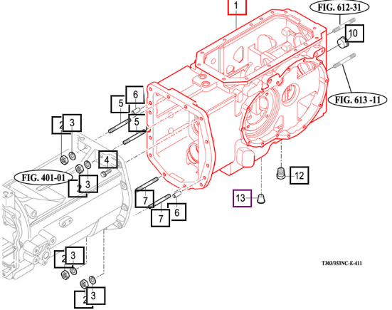 (Sold Out) Mahindra Tractor Case, Rr Transmission 14942400013M