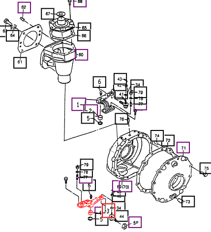 Mahindra Knuckle Arm RH 15264342100