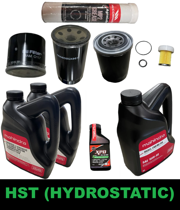 Mahindra 1526 HST 50 Hour Filter Kit (With Fluids) Mahindra Direct Parts