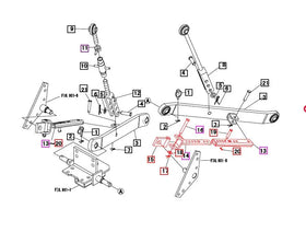 1533 3 Point Stabilizer Assembly Mahindra Direct Parts