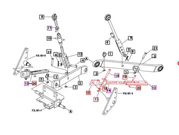 1533 3 Point Stabilizer Assembly Mahindra Direct Parts