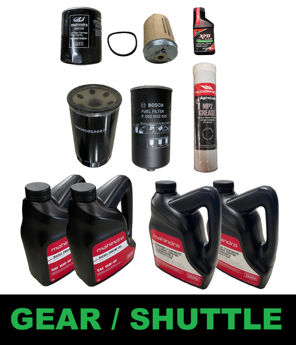Mahindra 1538 Gear 50 Hour Filter Kit  (With Fluids) Mahindra Direct Parts