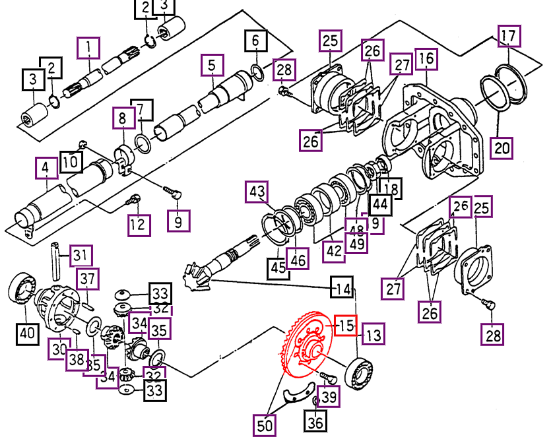 Mahindra Bevel Gear 38T 15604322014