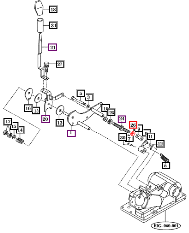 Mahindra Nut(Lh, M06) 15605130013