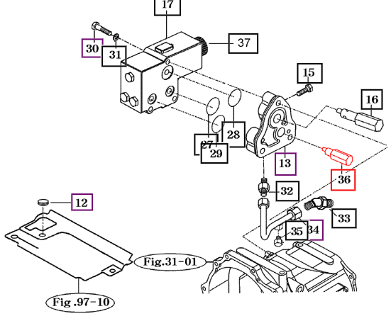 Mahindra Relief Valve 15640090001