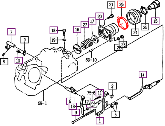 Mahindra Clamp (Worm 65) 15645100100