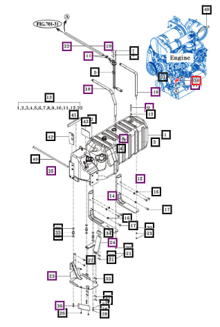 Mahindra Elbow Connector , Fuel M14 15891113200