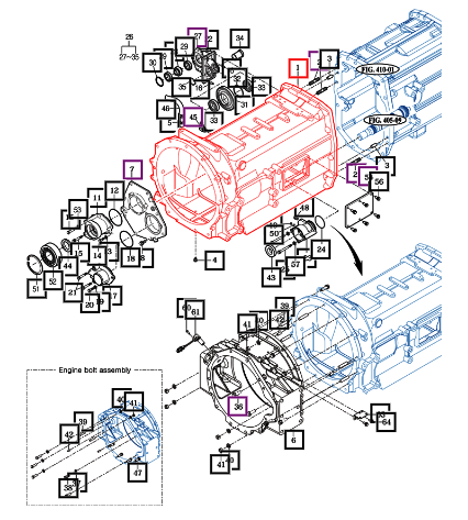 (Sold Out) Mahindra Tractor Case , Fr Transmission 15892100011M