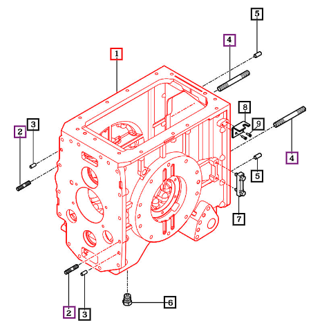 (Sold Out) Mahindra Tractor Case , Rr Transmission 15892400011M