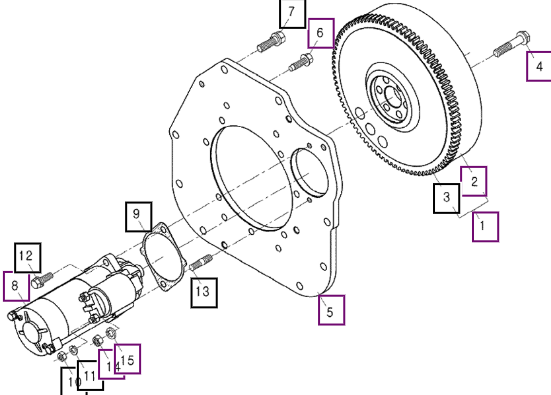 Mahindra Flywheel Part 16501013020