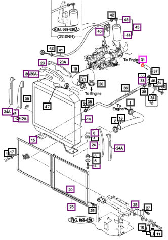 Mahindra Band, Hose 20 16601850160