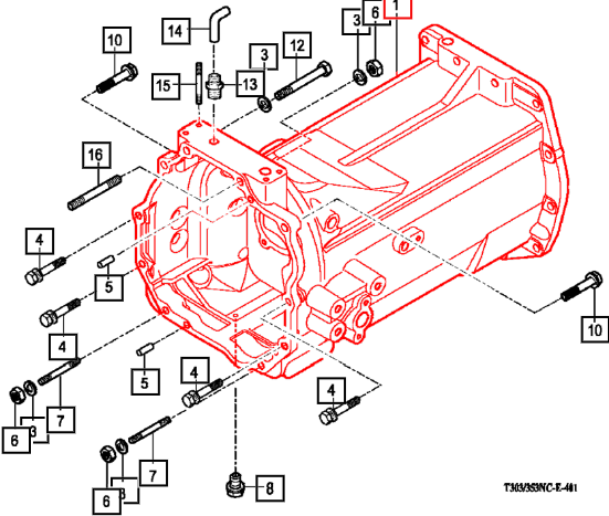 Mahindra Tractor Case Fr Transmission 16702100017M