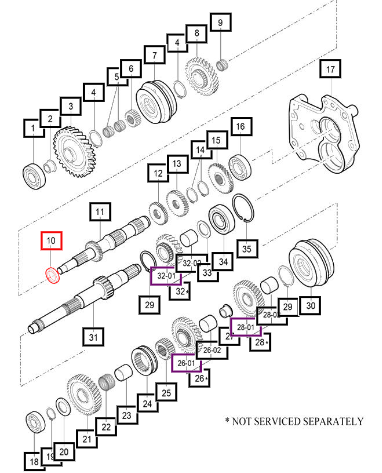 Mahindra Washer, 27X39X2.8 16702130031