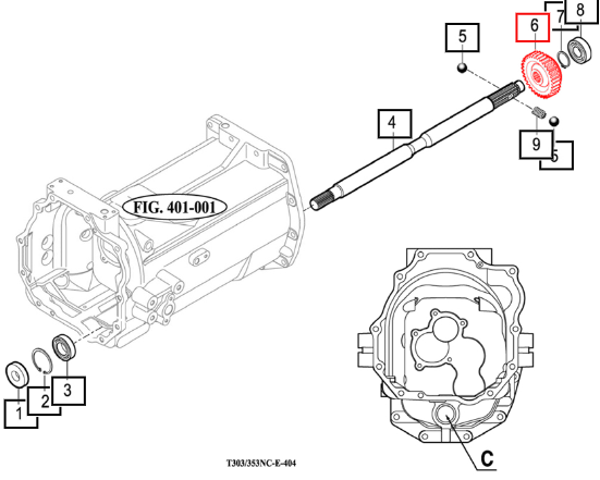 Mahindra 4WD Gear Spur 28T 16702610023