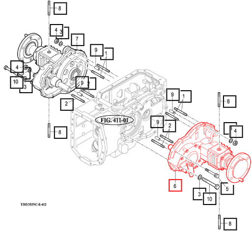 Mahindra Tractor Housing,  Rr Axle 16703210013M