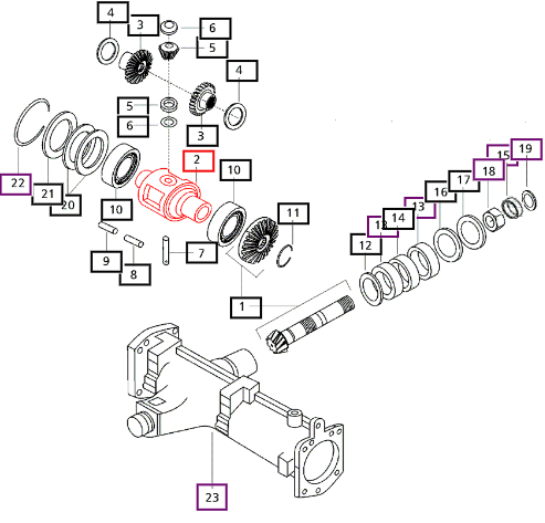 Mahindra Front Differential Case 17994340020M
