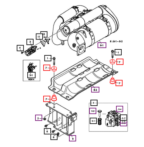 Mahindra Rubber, Mount 180308-00526A