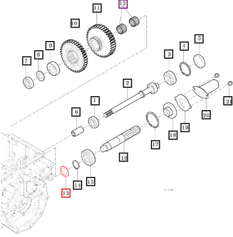Mahindra Collar, 30X42X4 D=50 19022160031